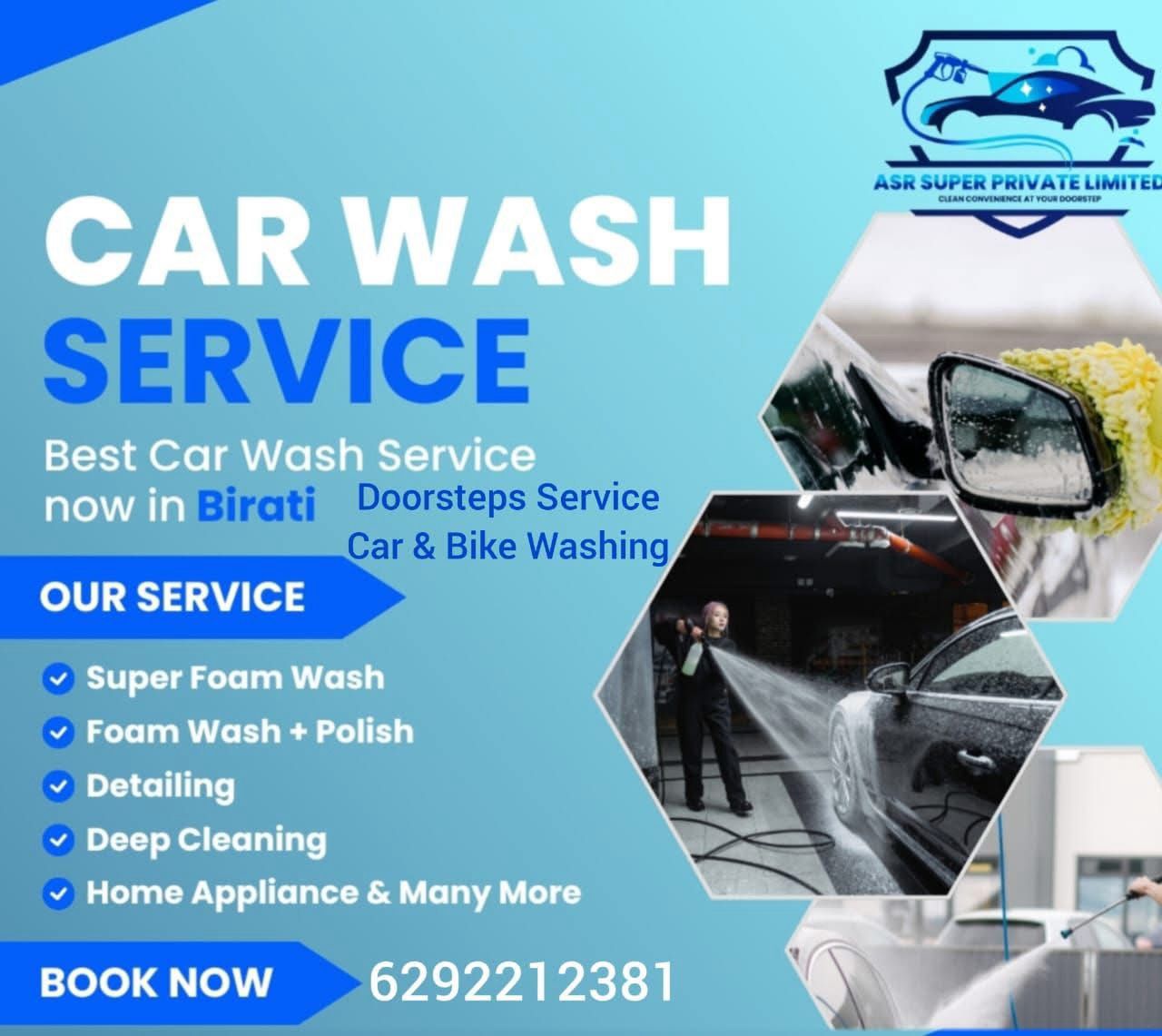 ASR BIRATI DOORSTEP CAR CLEANING SERVICES-ZamWays merchant | nearby store